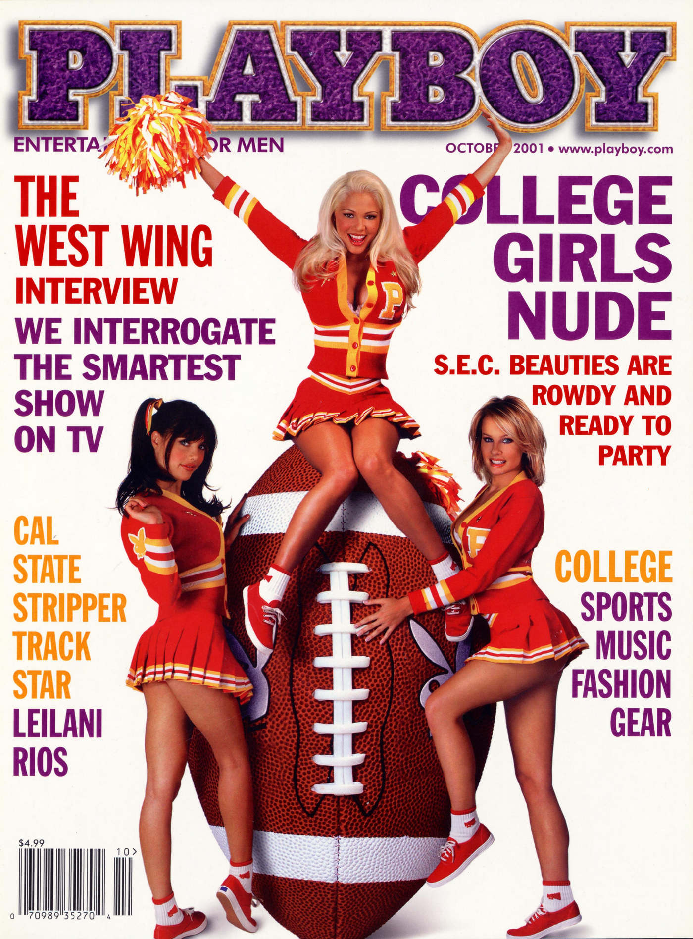 October, 2001 cover